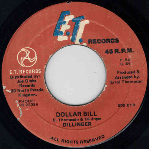 DILLINGER Dollar Bill