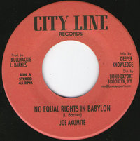 JOE AXUMITE No Equal Rights In Babylon