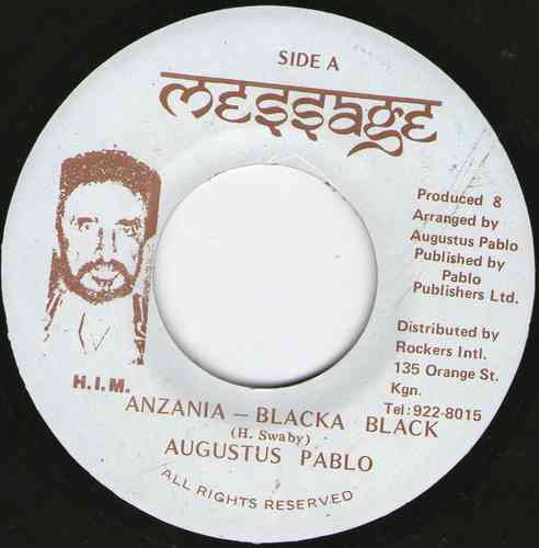 AUGUSTUS PABLO Anzania Blacka Black