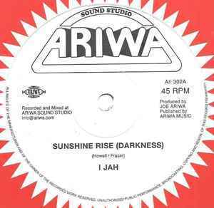 I JAH sunshine rise (darkness) - dub / JOE ARIWA paranormal dub