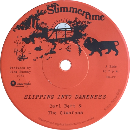 CARL BERT & THE CIMARONS Sleeping To Darkness