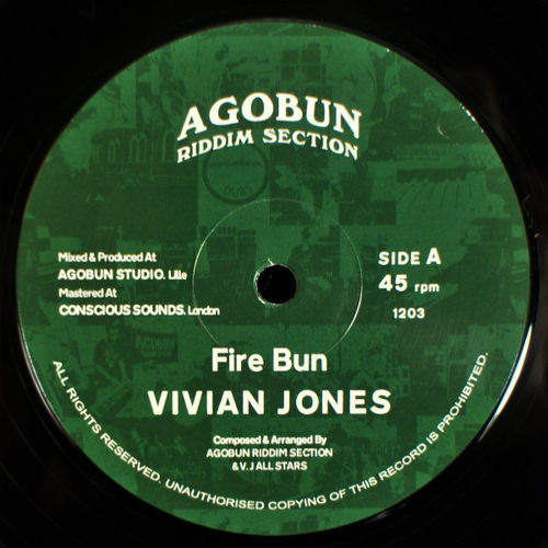VIVIAN JONES & AGOBUN RIDDIM SECTION Fire Burn