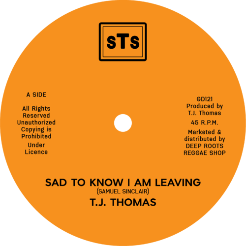 T.J. THOMAS  Sad To Know I Am Leaving
