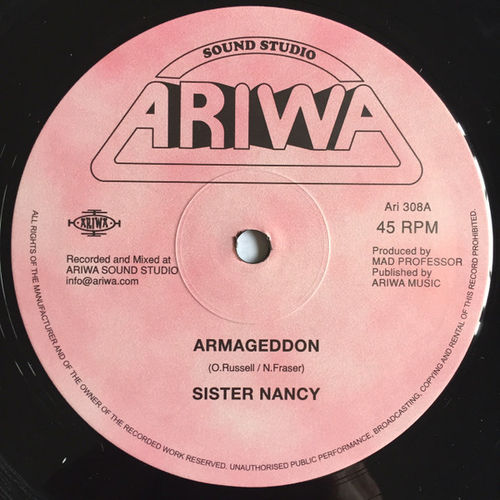 SISTER NANCY Armageddon