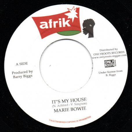 MARIE BOWIE It's My House