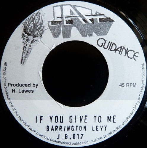 BARRINGTON LEVY If You Give To Me