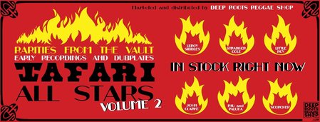 Bannière digitale annonçant la sortie de l’album Tafari All Stars - Rarities From The Vault Vol.2 (TDLP02), 2022.\\n\\n25/02/2023 16:47